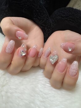 ネイルアンドエピサロン ラピス(Nail & Epi Salon Lapis)/フレンチネイル/ガラスフレンチ