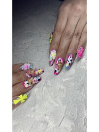 カラフルギャルネイル