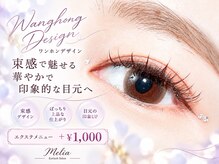 メリア アイラッシュサロン 相模大野店(Melia Eyelash Salon)の雰囲気（束感で魅せる♪人気のワンホンデザイン☆）