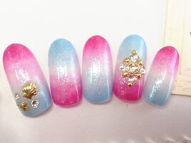 キラキラグラデ