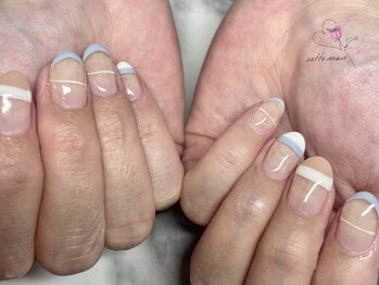 セッテマーリ(sette mari)/変形フレンチネイル