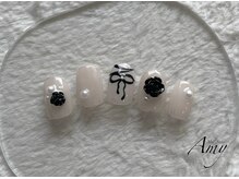 エイミー 大宮店(AMY)/リボン薔薇ネイル