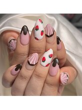 リノネイル(Lino Nail)/バレンタインネイル/アポロ