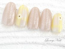 ラグジュアリーネイルズ アカバネ(Luxury Nails Akabane)/春カラー*チェックネイル