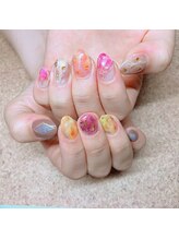 ピピランチェ(PIPIRANCHE)/秋のニュアンスネイル