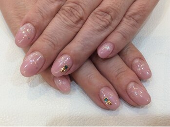 シャンネイルケアサロン(Shan Nail caresalon)/ピンクベージュネイル