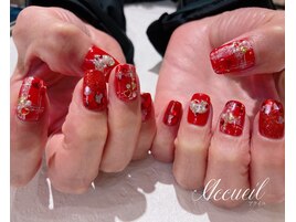 バレンタインnail