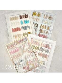 ラヴェスト(LOVEST)の写真/ネイルメニュー¥ 4400～豊富な種類勢揃い★個性豊かなデザインを LOVESTがご提供♪