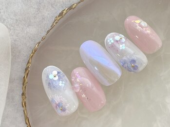 ネイルズガーデン(NAILS GARDEN)の写真/パラジェルを定額制で★通いやすさ◎ブライダルや特別な日のネイルも【NAILS GARDEN】にお任せ♪