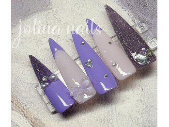 ジョリーナ ネイルズ 鶴見(Jolina Nails)/リボンネイル フレンチ