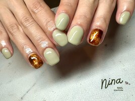 2本アートネイル