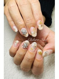 雪の結晶ネイル