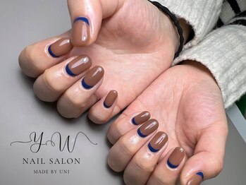 ユーネイル(YW nail)/逆フレンチ