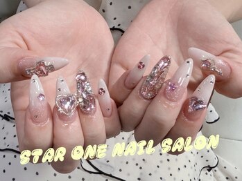 STAR ONE NAIL SALON【フィルイン/パラジェル/ワンホン】【2/1 NEW OPEN(予定)】の写真/【大宮駅/徒歩5分】シンプルデザイン~華やかデザインまで幅広く対応◎流行デザインも再現できちゃいます♪