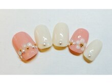 クリスタルネイル ゆめタウン筑紫野店(CRYSTAL NAIL)/３Dお花ネイル