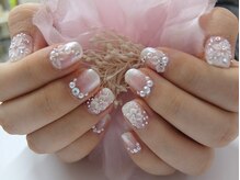 ネイルサロンミキ 横浜(MIKI)/結婚式豪華3D花ウェディング人気