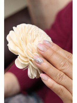 キダチ(Kidati)/くすみピンク大人ネイル