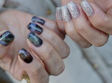グレースネイルファクトリー(grace'nail factory)/アシンメトリーネイル/インクart