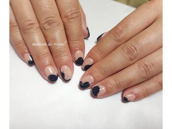 うねうねデザインネイル