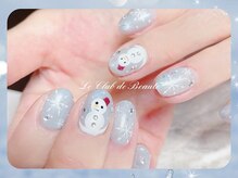 ル クラブ ド ボーテ 練馬/雪だるまネイル☆