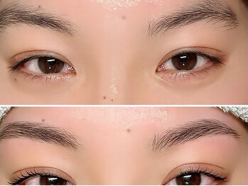 プラチナムドール(PLATINUM DOLL)の写真/骨格に合わせたデザインで垢抜け眉へ。眉毛を整えるだけで第一印象UP★難しいスタイリングはプロにお任せ◎