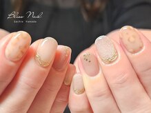 ブリス(Bliss)/ニュアンスベージュネイル/山田