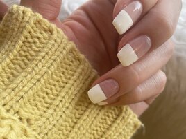 水平白フレンチ♪