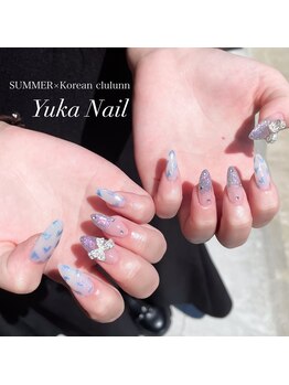 ユカネイル(Yuka Nail)/夏!ちゅるちゅるっ水ネイル♪