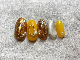 秋♪べっこうネイル♪