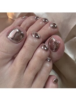 ベルシャンテ(bellechanter)/シルバーミラーネイル