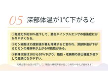 琉球温熱療法院 うるま市本院/深部体温が１℃下がると