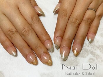 ネイルドール(Nail Doll)/ラメフレンチ