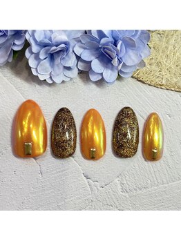 サロンR/ラメミラーネイル