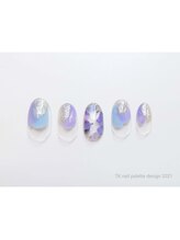 ティーケーネイルパレット/くすみカラー　デザインコースA