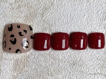 レイネイル 岐阜茜部店(RAY NAIL)/オータムレオパード