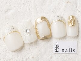 ぷっくりフラワーネイル