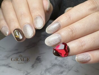 グレース ネイルズ(GRACE nails)/マグネットバレンタイン
