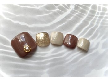 ネイルアンドビューティーサロン シュエット(CHOUETTE)/フットネイル　定額ライトコース