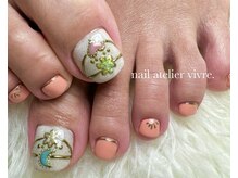 ヴィーヴル(vivre.)/ジュエリー/手書き/フット