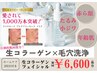 【たるみ毛穴・シワ・くすみケア】毛穴洗浄×生コラーゲン導入　初回￥6,600
