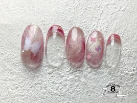 マグネット＋蝶々