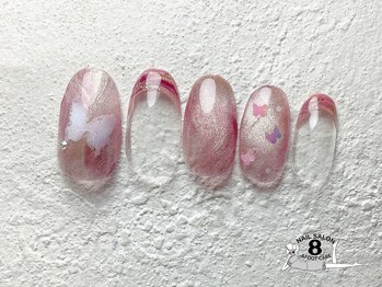 ネイルエイト 新百合ヶ丘(nail8)/マグネット＋蝶々