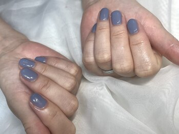 ワンカラーネイル　ジェルネイル