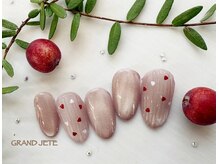 ネイルアンドアイラッシュ グランジュテ(GRANDJETE)の雰囲気(スキンカラーやマグネット500色以上♪爪に傷付ないベース変更OK!)