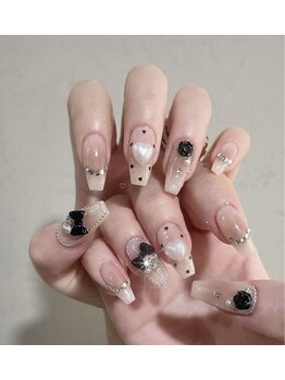 ヴィーナスネイル(Venus Nail)/長さ出し持ち込みデザイン