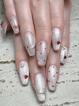 ビューティフルムーン ネイル 本厚木(Beautiful Moon Nail)/ハートバレンタイン