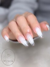ミラシア フロム エムネイル(Miracia from Mネイル)/長さ出し / 白チーク / TORINO.