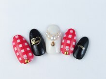 まつげアンドネイル ディアマンローズ(DIAMANT ROSE)/ギンガムチェック・120分8280円