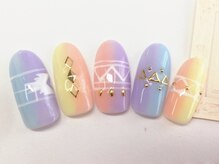 ネイルサロン トリック(Nail Salon TRICK)/可愛めネイティブ