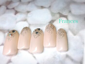 フランセス(Frances)/先端ラメ＆ストーン
